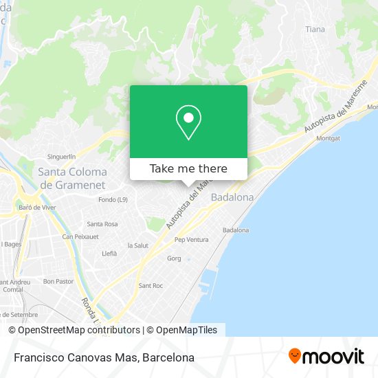 Francisco Canovas Mas map