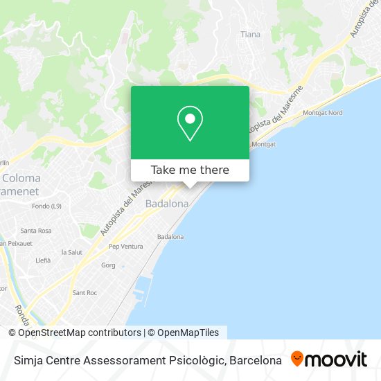 Simja Centre Assessorament Psicològic map
