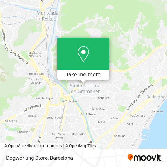 Dogworking Store map