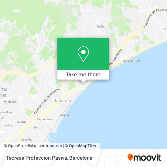 Tecresa Proteccion Pasiva map
