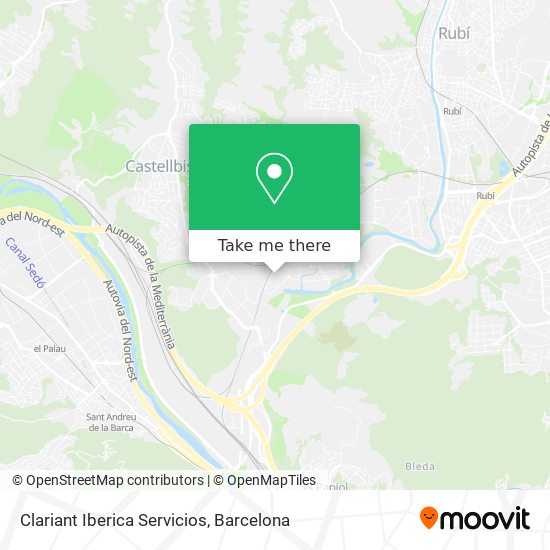 Clariant Iberica Servicios map