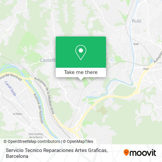Servicio Tecnico Reparaciones Artes Graficas map