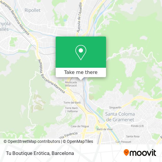 Tu Boutique Erótica map