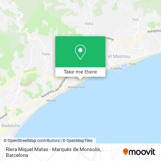 Riera Miquel Matas - Marquès de Monsolís map