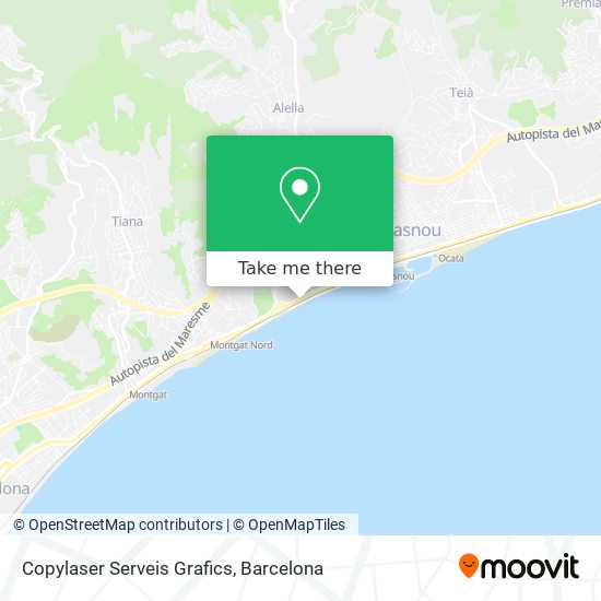 Copylaser Serveis Grafics map
