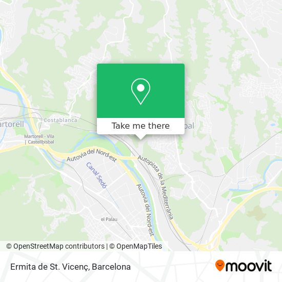 Ermita de St. Vicenç map