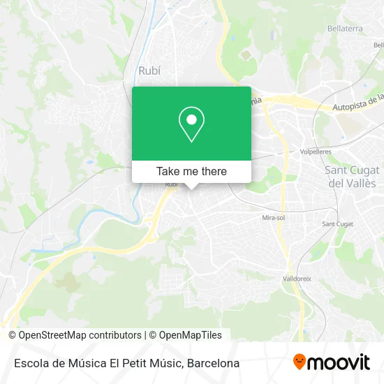 Escola de Música El Petit Músic map