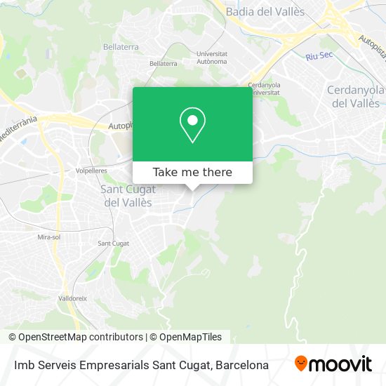 Imb Serveis Empresarials Sant Cugat map