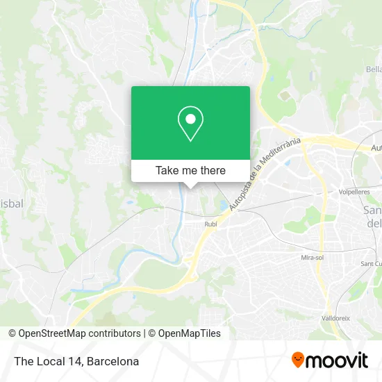 mapa The Local 14