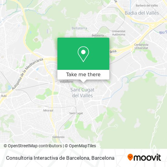 Consultoria Interactiva de Barcelona map