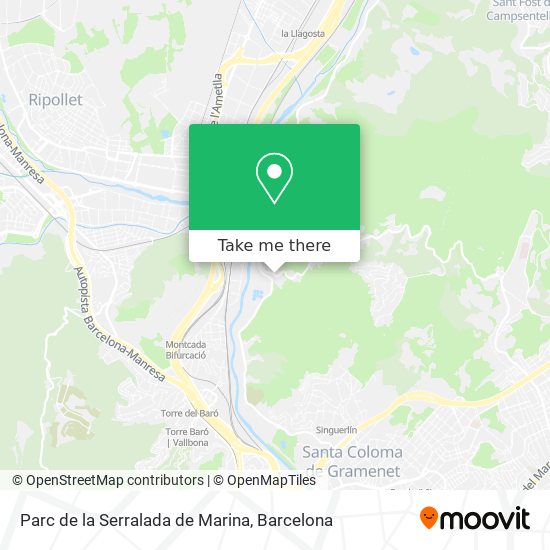 Parc de la Serralada de Marina map