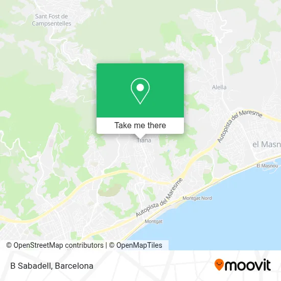 B Sabadell map