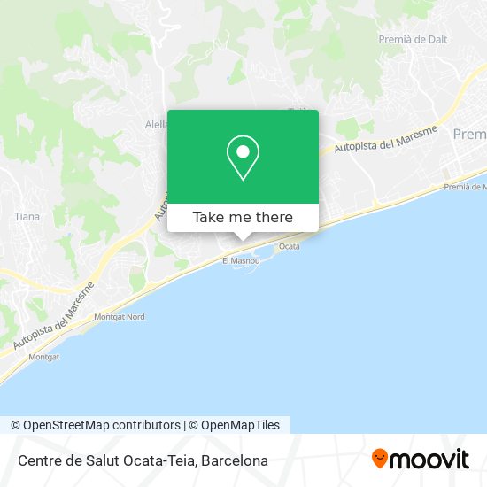 Centre de Salut Ocata-Teia map