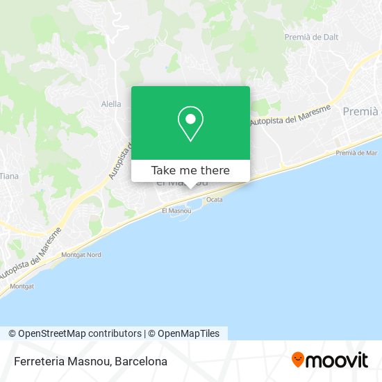 Ferreteria Masnou map