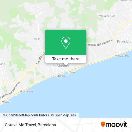 mapa Coteva Mc Travel