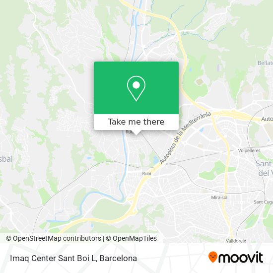 Imaq Center Sant Boi L map
