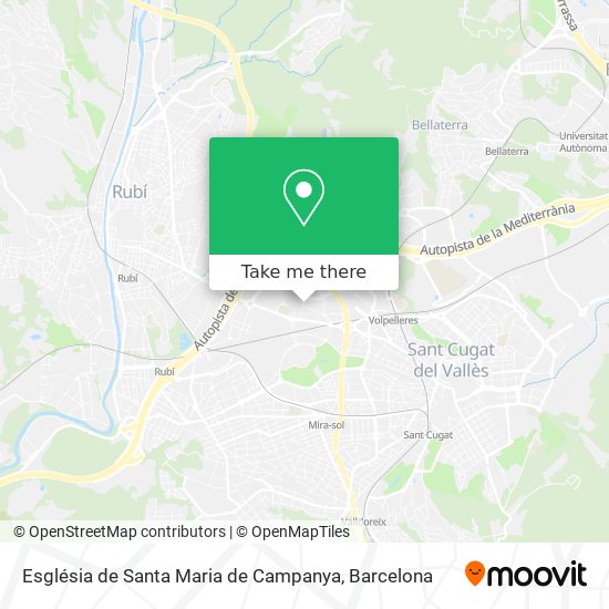 Església de Santa Maria de Campanya map