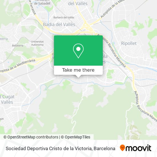 Sociedad Deportiva Cristo de la Victoria map