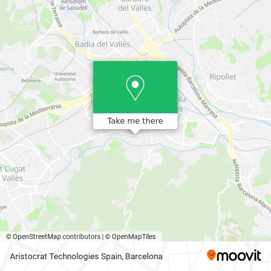 Aristocrat Technologies Spain map