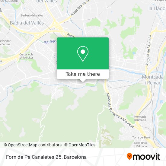 Forn de Pa Canaletes 25 map