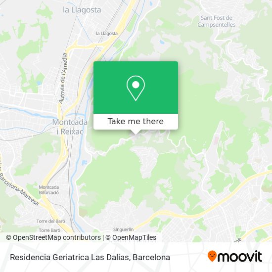Residencia Geriatrica Las Dalias map
