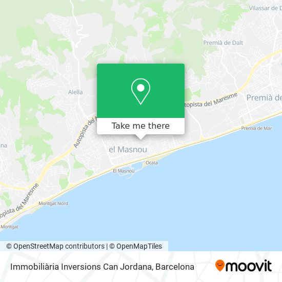 Immobiliària Inversions Can Jordana map
