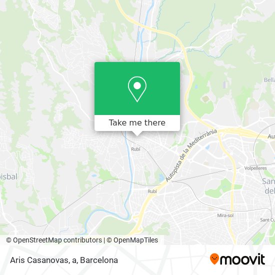 mapa Aris Casanovas, a
