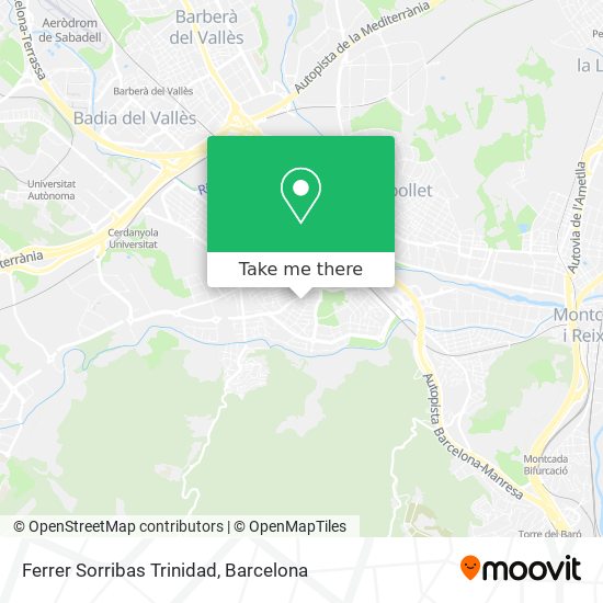 Ferrer Sorribas Trinidad map