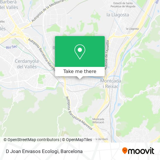 D Joan Envasos Ecologi map