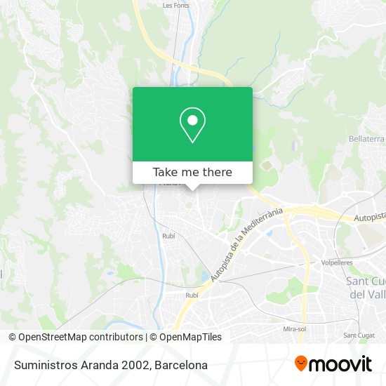 Suministros Aranda 2002 map