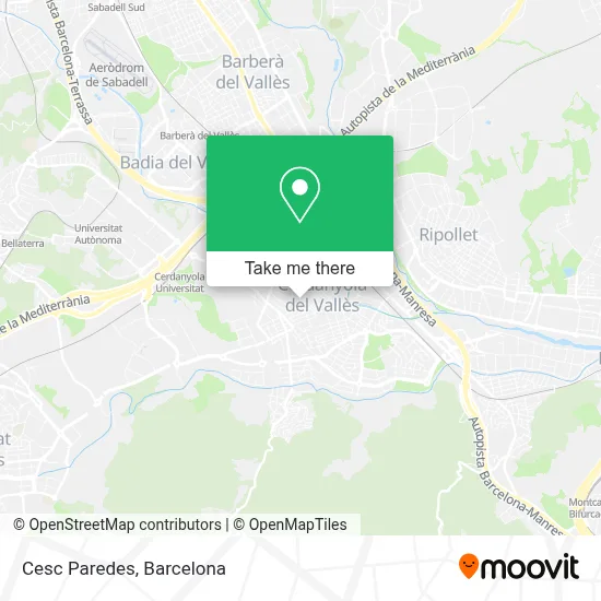 Cesc Paredes map