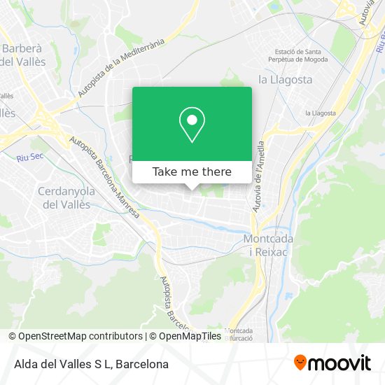 Alda del Valles S L map