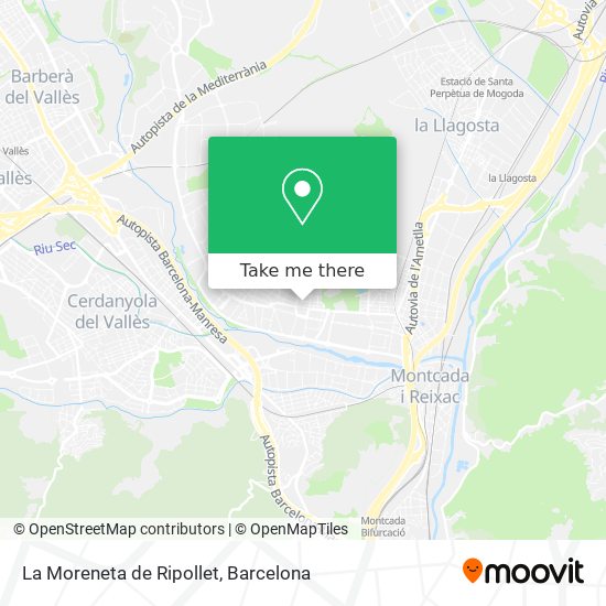 La Moreneta de Ripollet map