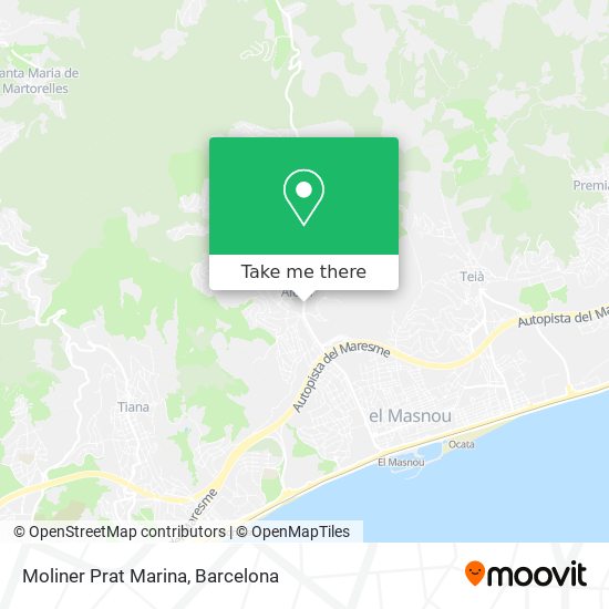 mapa Moliner Prat Marina