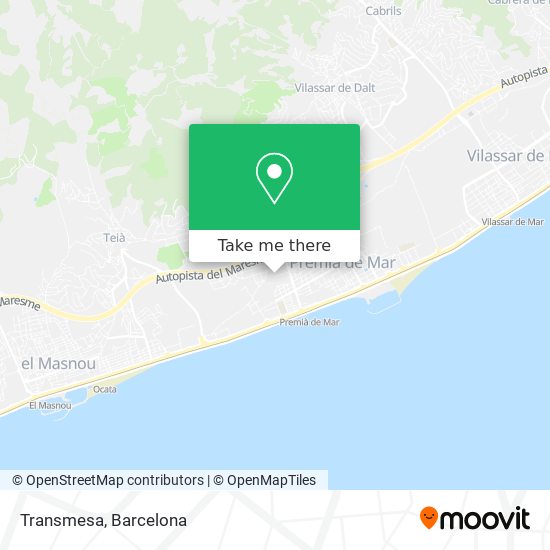 Transmesa map