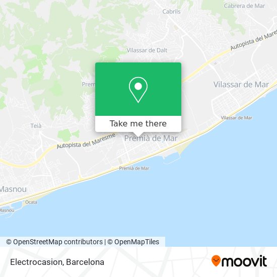 Electrocasion map