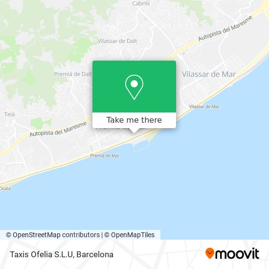 Taxis Ofelia S.L.U map