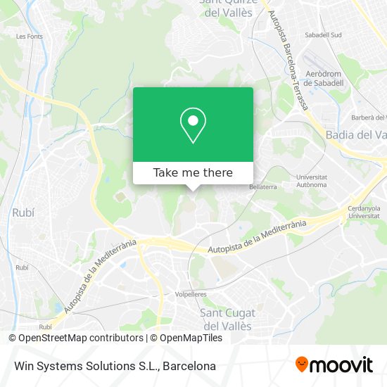 Win Systems Solutions S.L. map