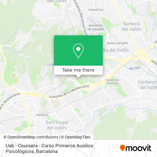Uab - Coursera - Curso Primeros Auxilios Psicológicos map