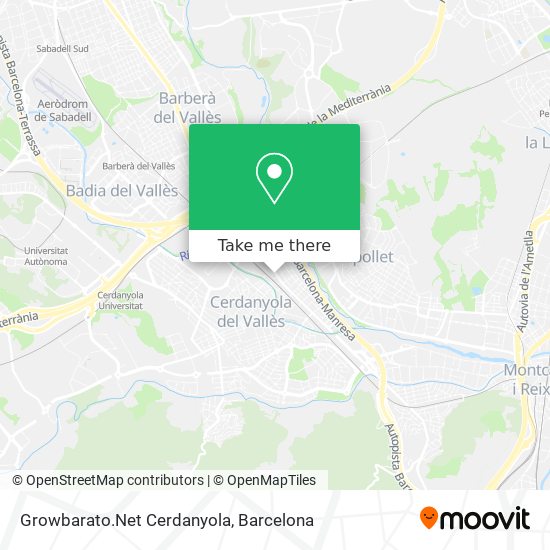 Growbarato.Net Cerdanyola map