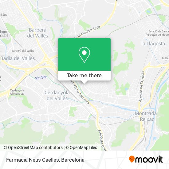 Farmacia Neus Caelles map