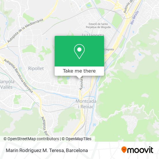 Marin Rodriguez M. Teresa map