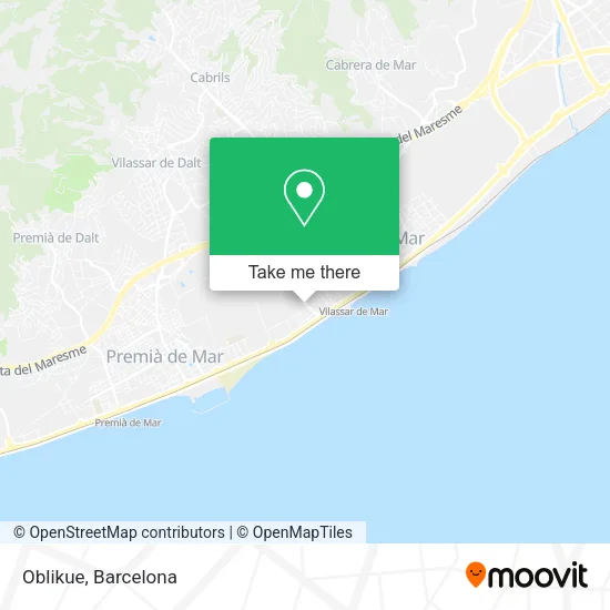 Oblikue map