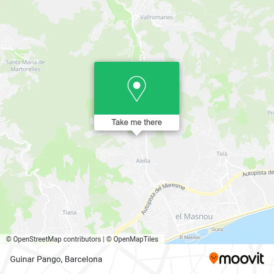 Guinar Pango map