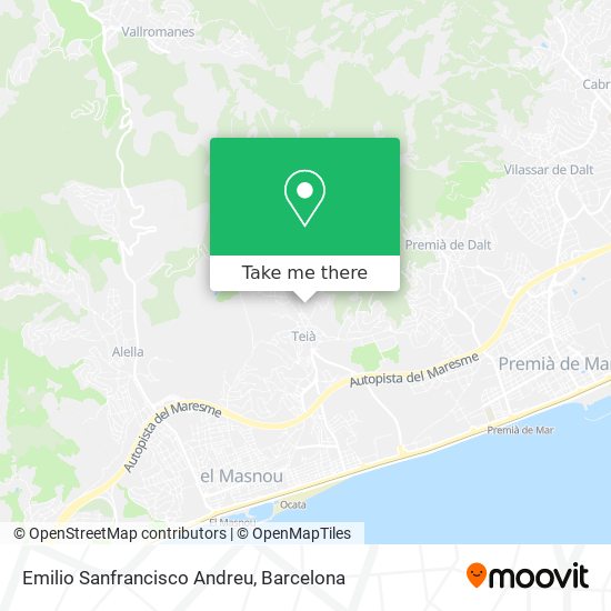 Emilio Sanfrancisco Andreu map
