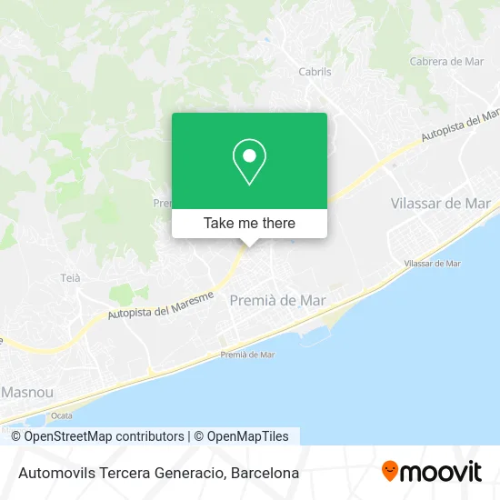 Automovils Tercera Generacio map