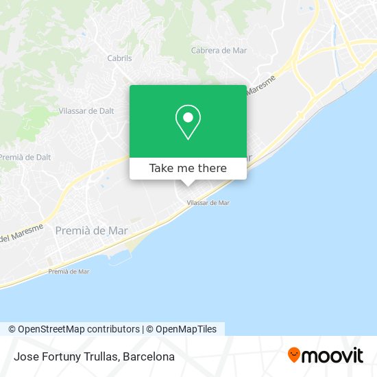 Jose Fortuny Trullas map