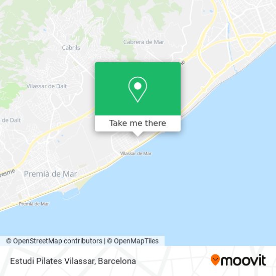 Estudi Pilates Vilassar map