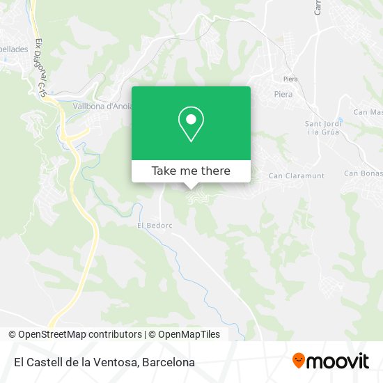 El Castell de la Ventosa map