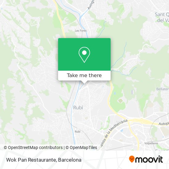 Wok Pan Restaurante map